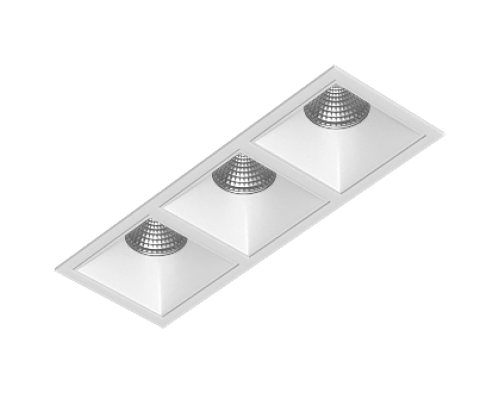 Встраиваемый светодиодный светильник Ledron RISE KIT 3 LED 4000K White