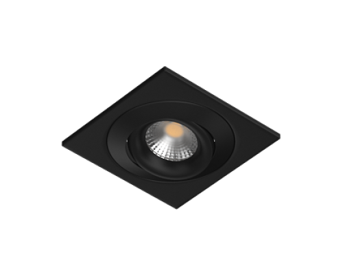 Встраиваемый поворотный светильник под сменную лампу Ledron AO1501006 SQ Black