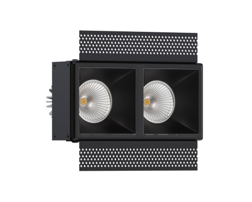 Встраиваемый светодиодный светильник Ledron RISE SQ H KIT2 LED 3K Black
