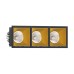 Встраиваемый светодиодный светильник Ledron RISE KIT 3 LED 3000K Black-Gold