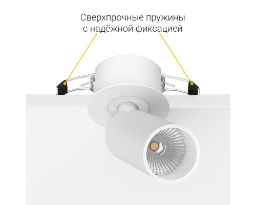 Светодиодный поворотный светильник SAGITONY R BASIC S40 White TRIAC 4000K