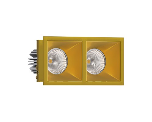 Встраиваемый светодиодный светильник Ledron RISE KIT 2 LED 4000K Gold