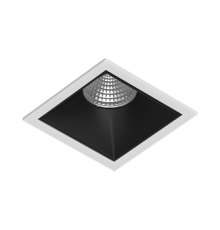 Встраиваемый светодиодный светильник Ledron RISE KIT 1 LED 3000K White-Black