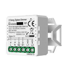 Диммер двухканальный QS-Zigbee-D06-TRIAC-2C