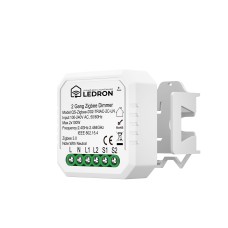 Диммер двухканальный QS-Zigbee-D02-TRIAC-2C-LN