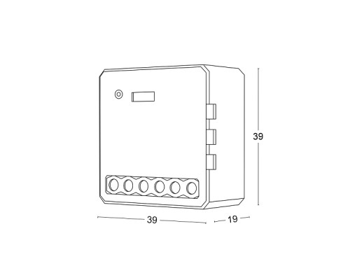 Диммер двухканальный QS-Zigbee-D06-TRIAC-2C