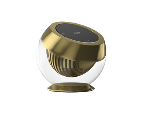 Кнопка на стеклянном держателе Crystal Smart Knob Gold