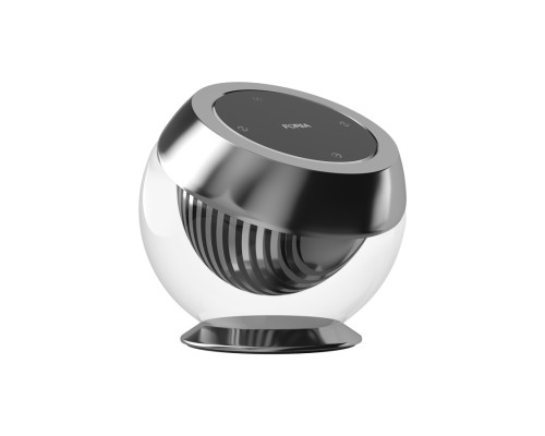 Кнопка на стеклянном держателе Crystal Smart Knob Silver