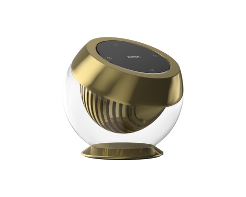 Кнопка на стеклянном держателе Crystal Smart Knob Gold