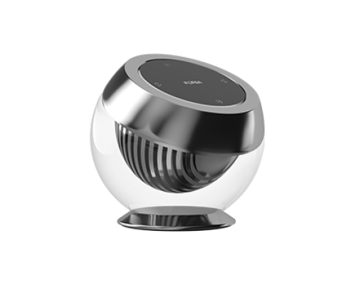 Кнопка на стеклянном держателе Crystal Smart Knob Silver