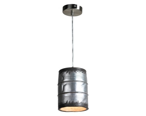 Светильник подвесной лофт Lussole LOFT LSP-9526 (GRLSP-9526) Northport никель E27 60 Вт