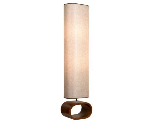 Торшер Lussole LSF-2105-02 Nulvi, 2 лампы, хром с вишней, коричневый
