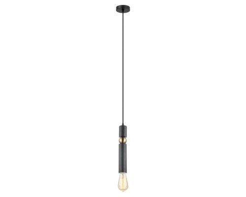 Подвесной светильник Lussole LSP-8145 (GRLSP-8145) Truman черный/бронзовый E27 60 Вт