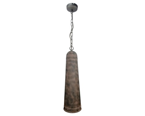 Светильник подвесной лофт Lussole LOFT LSP-9502 (GRLSP-9502) Selma коричневый E27 60 Вт