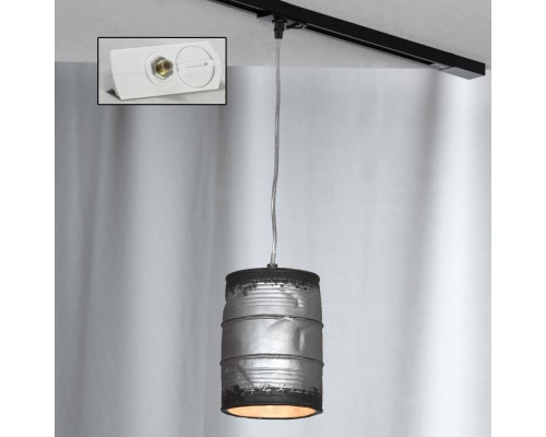 Светильник подвесной лофт Lussole LOFT LSP-9526-TAW Northport никель E27 60 Вт