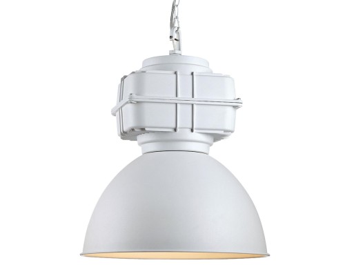 Светильник подвесной лофт Lussole LOFT LSP-9827 (GRLSP-9827) Monsey белый E27 60 Вт