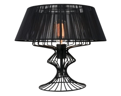 Настольная лампа Lussole LSP-0526 (GRLSP-0526) Cameron черный E27 60 Вт