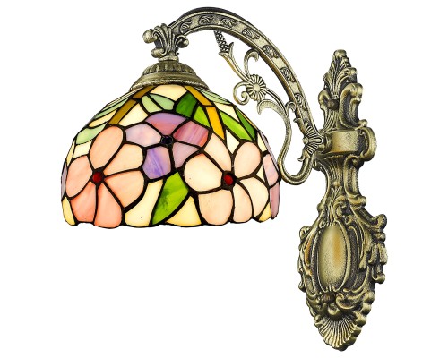 Бра Tiffany Velante 888-801-01 E27 1*60 Вт бронза