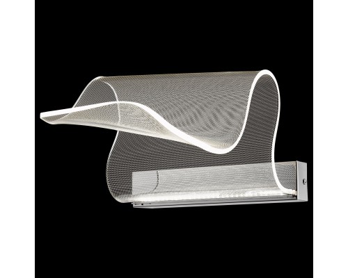 Настенный светодиодный светильник Wertmark WE451.01.101 Hanna LED 10 Вт 3000K хром, прозрачный