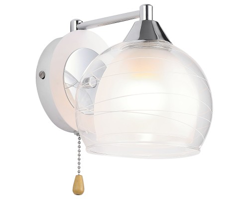 Бра Velante 277-101-01 хром, белый