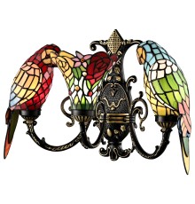 894-801-03 VELANTE Стиль Tiffany светильник настенный, E27, 3x60W