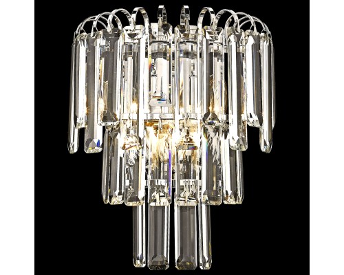 Бра хрусталь Wertmark WE130.03.101 Krista хром E14 40 Вт