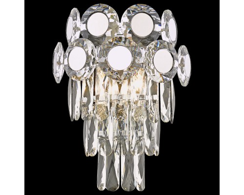 Бра хрусталь Wertmark WE134.02.101 Claudia хром E14 40 Вт