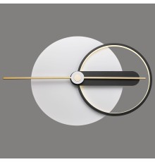 Настенный светодиодный светильник Velante 461-001-02 LED 15+13 Вт белый, черный, золото 3000-4500-6000К с пультом