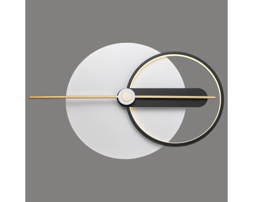 Настенный светодиодный светильник Velante 461-001-02 LED 15+13 Вт белый, черный, золото 3000-4500-6000К с пультом