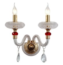 Бра Wertmark WE181.02.301 Ludmila золото, красный