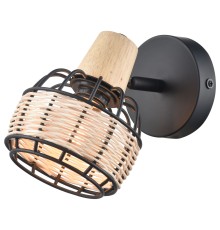 563-711-01 VELANTE Деревянный стиль светильник настенный, E14, 40W