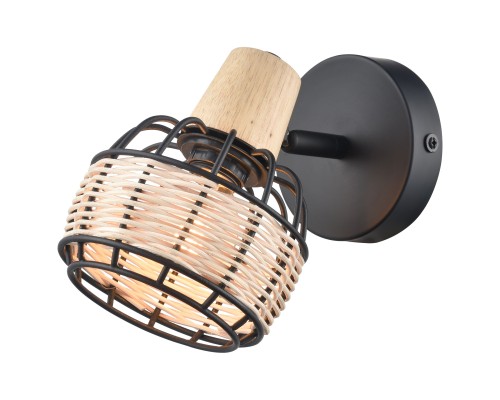 563-711-01 VELANTE Деревянный стиль светильник настенный, E14, 40W