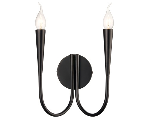 368-021-02 VELANTE Классический стиль светильник настенный, E14, 2x40W