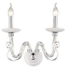 Бра Wertmark WE173.02.101 Madlene E14 40 Вт хром, белый