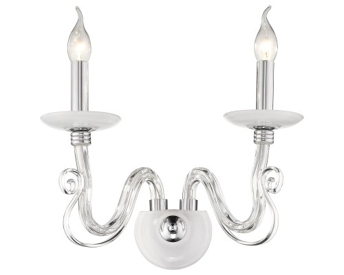 Бра Wertmark WE173.02.101 Madlene E14 40 Вт хром, белый