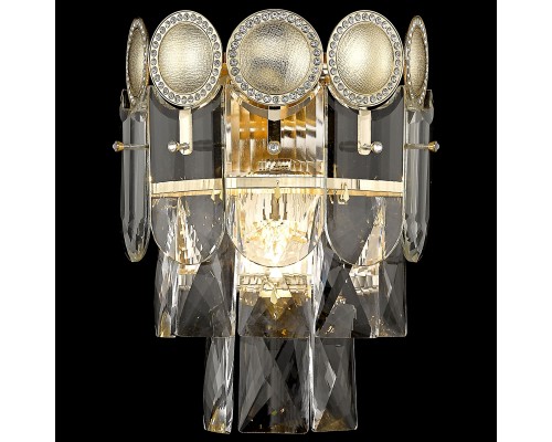 Бра хрусталь Wertmark WE116.03.301 Clementia золото E14 40 Вт