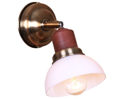 Бра Velante 320-501-01 бронза, белый