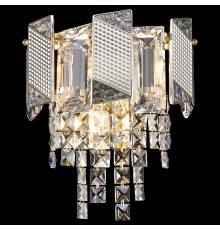 Бра Wertmark WE114.02.301 MALVINA E14 2*40 Вт золото, бирюзовый