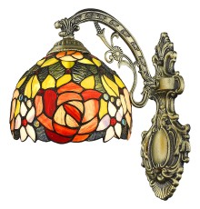 Бра Tiffany Velante 828-801-01 E27 1*60 Вт бронза