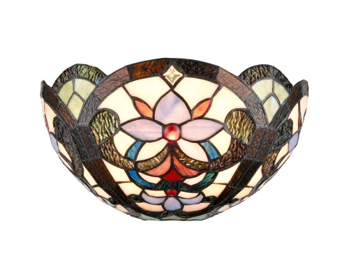 Настенный светильник Tiffany Velante 826-801-01 E27 1*40 Вт бронза