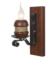 584-701-01 VELANTE Деревянный стиль светильник настенный, E14, 40W