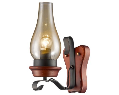 Светильник Velante 583-701-01 дуб, черный