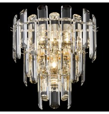 Бра хрустальное Wertmark WE107.03.301 Lazzara E14 40 Вт золото, прозрачный