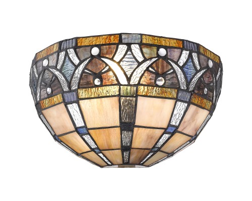 Бра тиффани Velante 824-801-01 E14 40 Вт разноцветный