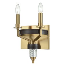 Бра Wertmark WE246.02.501 Frida E14 40 Вт черный, латунь