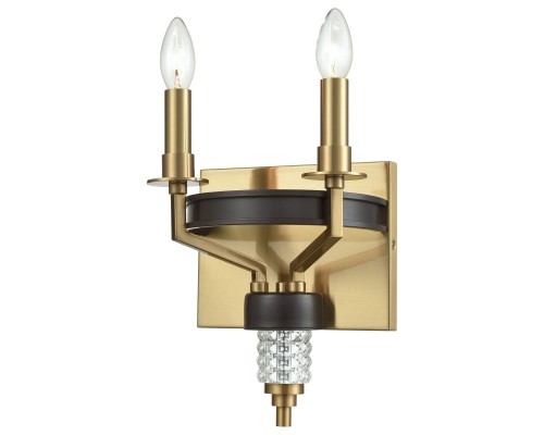 Бра Wertmark WE246.02.501 Frida E14 40 Вт черный, латунь