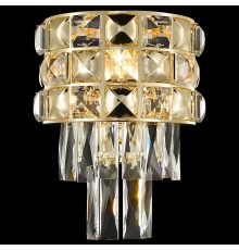 Бра хрустальное Wertmark WE133.03.301 Sabrina E14 40 Вт золото, прозрачный