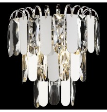 Бра хрустальное Wertmark WE105.03.101 Crescentia E14 40 Вт хром, прозрачный