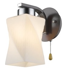 Бра Velante 271-121-01 хром, темный венге, белый