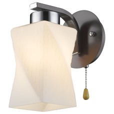 Бра Velante 271-121-01 хром, темный венге, белый